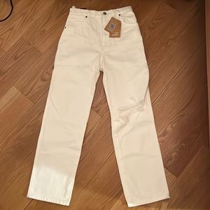 Reformation White Jeans